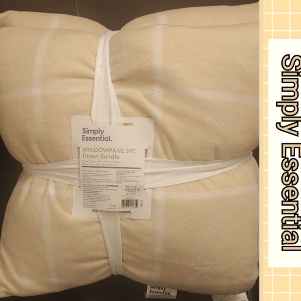 SIMPLY ESSENTIAL 3 PC THROW BUNDLE